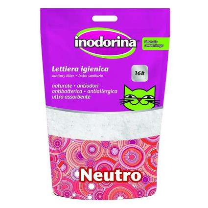 Inodorina Gel Neutral Silica 16l Cat Litter