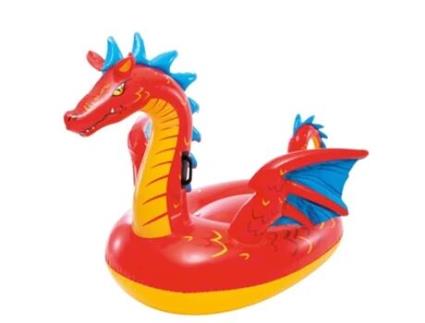 Flutuador de Piscina Dragão C/Alças 198X173 Cm INTEX