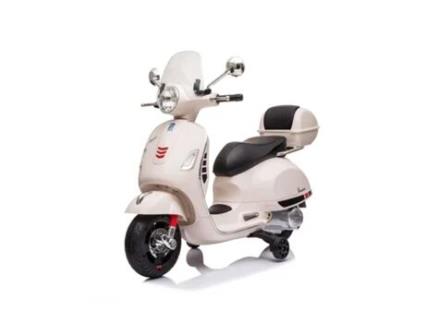 Vespa Elétrica Moto para Crianças Piaggio Gt Branco 0-6 Anos 6V