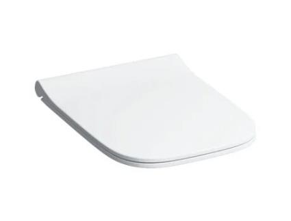 Keramag Smyle Assento WC Slim com tampa, sanduíche, antibacteriano, dobradiças QuickRelease, branco, com mecanismo de fecho suave