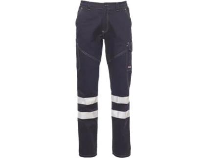 Calças CHEMITOO lBY PAPERworker Reflex Tamanho M Azul Marinho