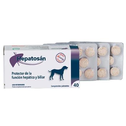 Konig Hepatosan Dog Supplement 40 Units Transparente