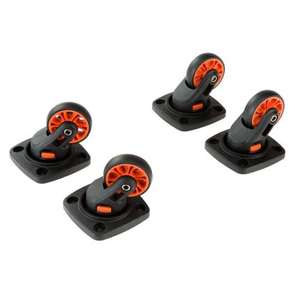 Ferplast Kit Atlas 10-20-30-40 Carrier Wheels 4 Units Prateado