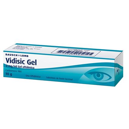 Vidisic Gel Oftálmico Olho Seco 10 gr