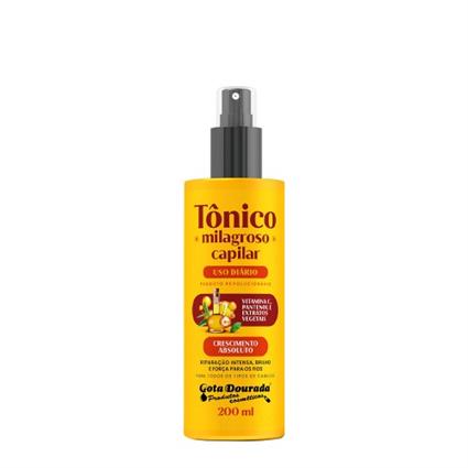 Gota Dourada Tônico Milagroso Capilar 200ml