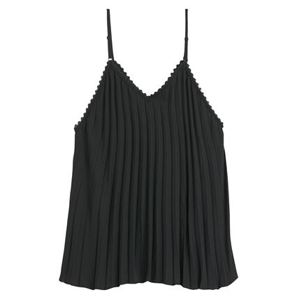 Julie De Libran X La Redoute Top de alças finas, plissado atrás
