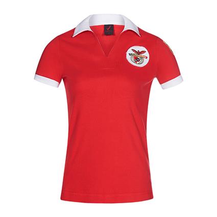 Sl Benfica Camisola retro Campeão Europeu 1960-61 para mulher, SL Benfica