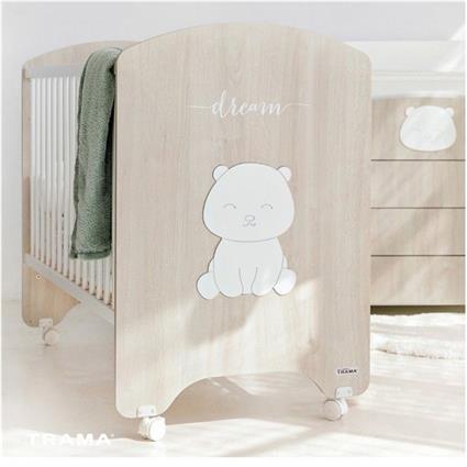 Cama Trama Série Dream Bear Roble Verso/Branco Mate