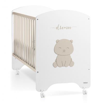 Cama Trama Série Dream Bear Branco Mate/Terra Claro