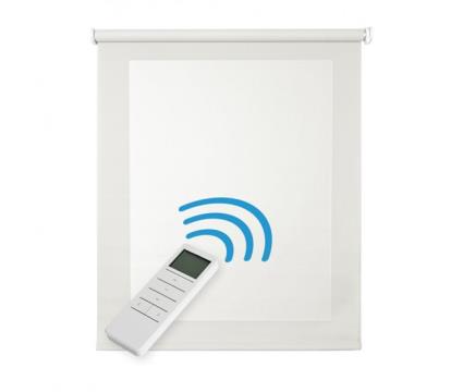 Estore de rolo screen motorizados com remoto tecido técnico