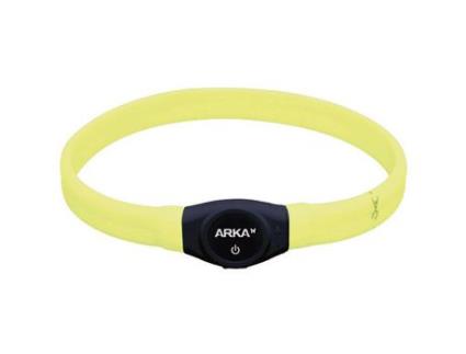 Coleira ARKA HAOK LED para Cães Por Martin Sellier ARKA HAOK Amarelo 65 cm x 25 mm