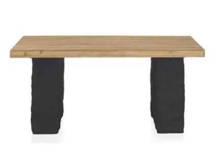 Mesa Mola Madeira e Base Poliresina Mgo