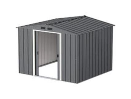 Caseta Jardín DURAMAX Top Venus 6x4 Metal Imitación Madera