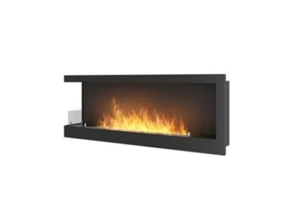 Canto 1200 esquerda SimpleFire lareira embutida de bioetanol