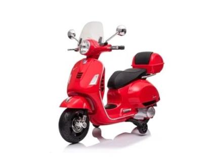 Vespa Elétrica Moto para Crianças Piaggio Gt Vermelho 3-6 Anos 6V