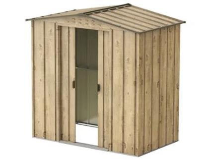 Caseta Jardín DURAMAX Top Venus 6x4 Metal Imitación Madera