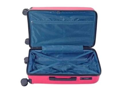BENZI Mala de Viagem / Trolley Grande 75Cm 4 Rodas Bz5685 Rosa