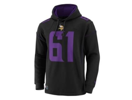 Sweatshirt de Homem FANATICS Miami Vikings Franchise Sintetico Preto (M)