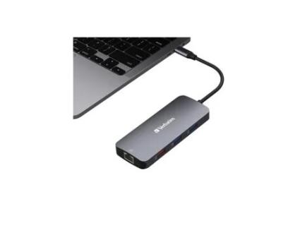 Verbatim Dock 4k Usb-c 1xhdmi 1xrj45 2xusb-c 3xusb3.2 Cardreader