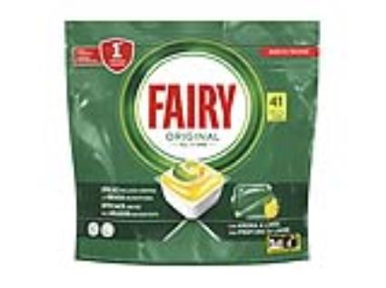 Detergente Loiça Máquina Fairy Tudo Em Um Original 41 Pastilhas