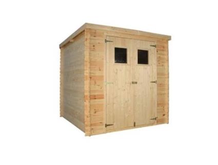 Gardiun Sergei 4.16m² Wooden Storage Shed Castanho 204 x 204 x 200 cm