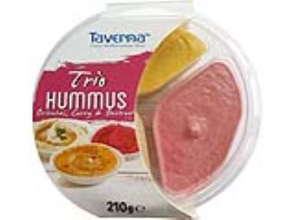Trio Hummus Taverna Orient Caril Beterr 210g