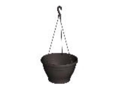 Vaso Suspenso In&out Antracite 26x16.5 Cm