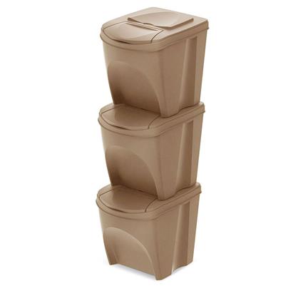 Keden 39x29x45 Cm Recycling Bin 3 Units