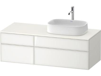 Unidade de Vaidade Da Consola DURAVIT Zencha 1300X550Mm 2 Extensões 2 Gavetas 1 Direito Recortado Ze48270
