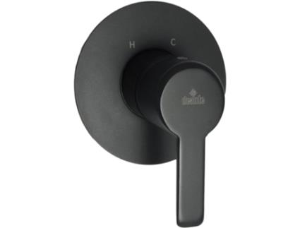 Torneira de Duche DEANTE Embutida para Casa de Banho com Alavanca Única e Acabamento em Latão Galvanizado Preto Mate