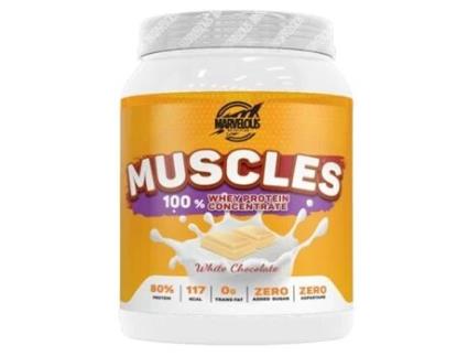 Muscles Cookies White Chocolate Proteína Concentrada de Soro MARVELOUS NUTRITION