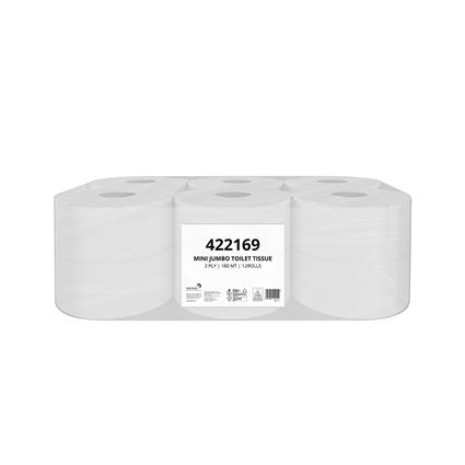 Papel Higiénico Papernet > higiénico( jumbo) 180mts 2fls 12un - 6501076