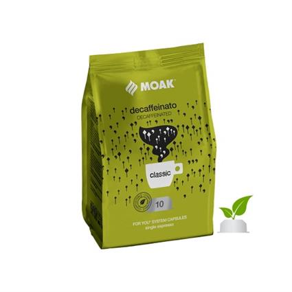 Café Cápsulas Foryou Moak Descafeinado Classico 100UN