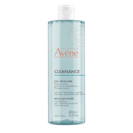 Avène Água Micelar Cleanance, limpeza e desmaquilhagem da pele oleosa 400 ml