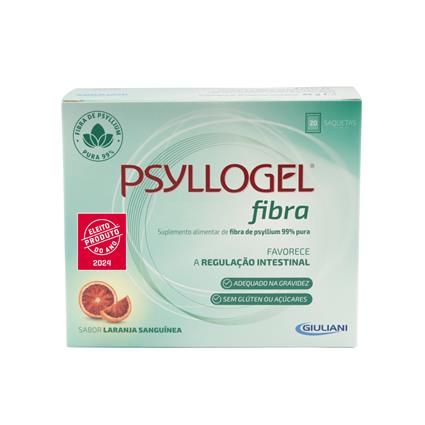 Psyllogel Fibra Alívio da Obstipação Laranja 20 saquetas