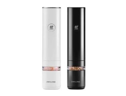 Moinho de Especiarias Zwilling Enfinigy Branco Preto (2 Unidades)