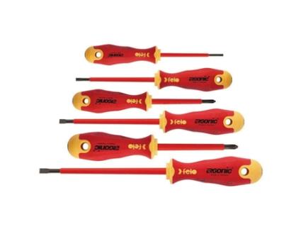 Conjunto de Chaves de Fendas Felo 413 961 98 6 Peças