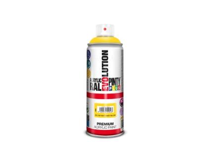 Tinta em spray Pintyplus Evolution RAL 1021 Sunny Yellow 400 ml Mate