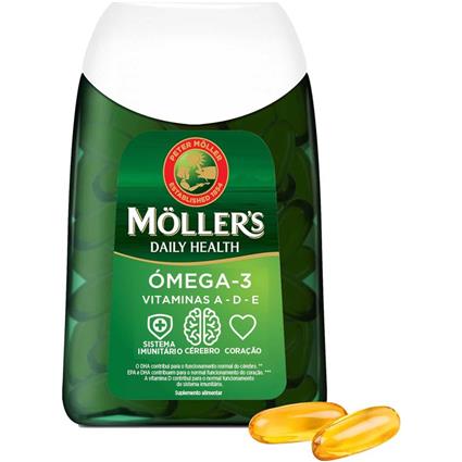 Suplemento Cápsulas Ómega 3 Uso Diário Möller's