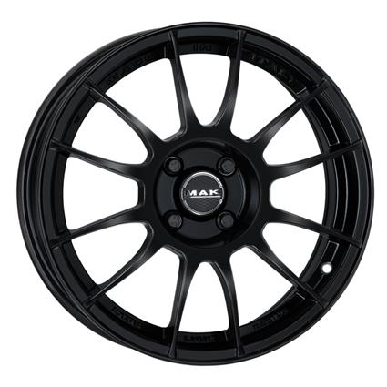 Jante de alumínio mak xlr 7.5x18 4x100 et36 preto brilhante