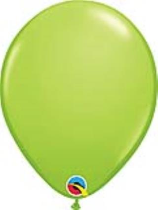 100 balões 11' Qualatex - Verde Lima