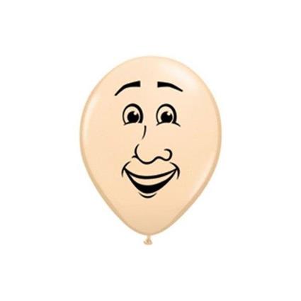 100 Balões 5' impressos 'Cara de Homem'