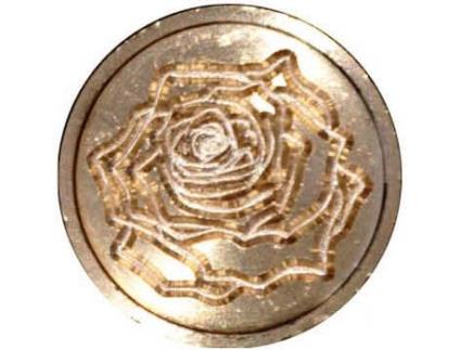 Sinete TORREJANO Símbolo Rosa 85 (com Cabo de Madeira)