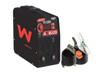 Máquina de Solda Inverter Arc 250 Mma Diâmetro 1,6 a 5 Mm Profissional AWELCO