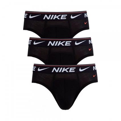 Nike Underwear PACK DE 3 CALZONCILLOS SLIPS HIP BRIEF , Negro, Talla - Ref.