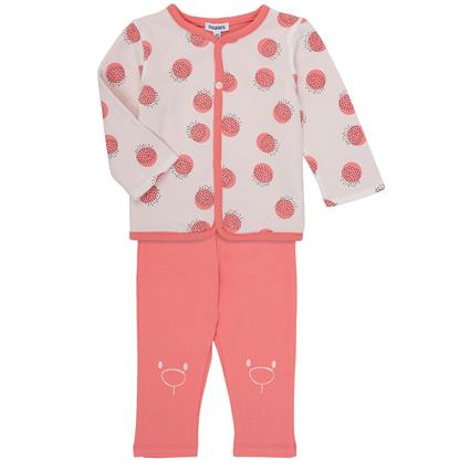 Noukie's  Conjunto OSCAR  Rosa Disponível em tamanho para rapariga. 3 mois,6 mois,1 mois.CrianÃ§a > Moda e Acessórios