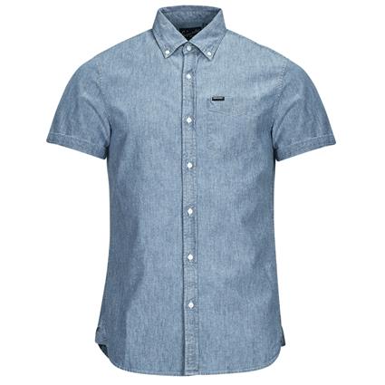 Superdry  Camisas mangas curtas VINTAGE OXFORD S/S SHIRT  Azul Disponível em tamanho para homem. EU S,EU M,EU L,EU XL.Homem > Roupas > Camisas mangas curtas