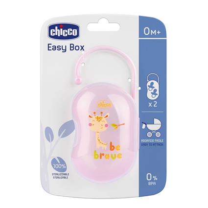 Porta-Chuchas Duplo Rosa com Gancho Chicco