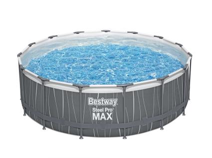 Piscina Redonda Bestway Com Acessorios E Led 457x107cm