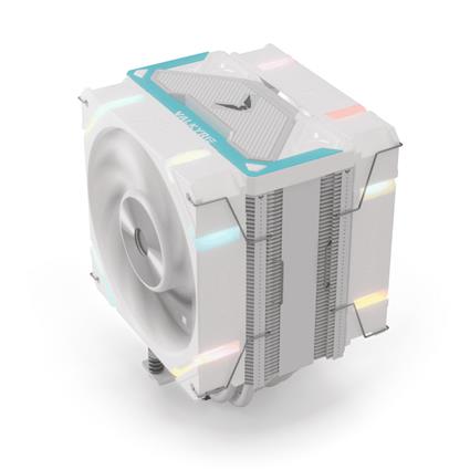 Cooler CPU VALKYRIE VIND SL125 120MM Dual Fan ARGB Branco